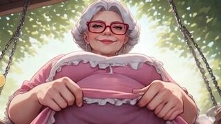 Waifu Older Teacher POV – Sunflower Suit Bench Close-Up Teasing & Banging