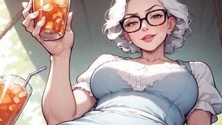 Waifu Older Teacher POV – Sunflower Suit Bench Close-Up Teasing & Banging