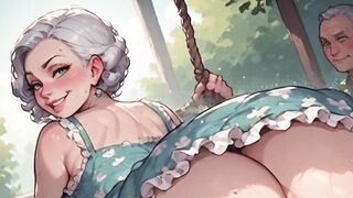 Waifu Older Teacher POV – Sunflower Suit Bench Close-Up Teasing & Banging