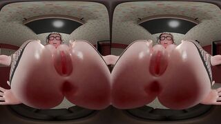 Guestoy - VR Edition. Last trailer (released). Breasty alternative teen with glasses facesitting and spitting. POV.