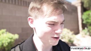 Summer break hookup between sexy nerd and rod
