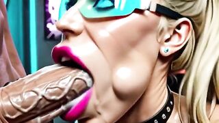 AI DUNGEON STRUMPETS MOVIE SCENE COMPILATION 147 - CYBER CHICK DESIRAE THE DEEPTHROAT QUEEN PART 1