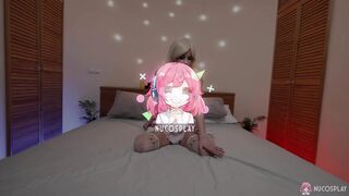 Lascivious Catgirl Sofa Weber Advanced to Real-jock Experiences