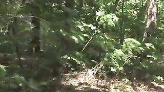 Girls in Forest playing with each other