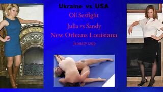 Ukraine vs USA Apartment Sexfight