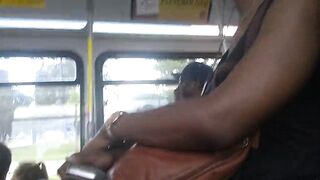 Ebony Candid Showing off