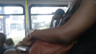 Ebony Candid Showing off