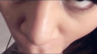 2 German Teens enjoy hot Lesbian action - with foam & dildo