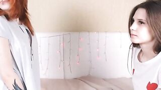 Cute teen lesbians small firm tits asses sucking nipples