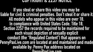 Redheads Penny Pax & Amarna Miller Tongue Fuck To Orgasm!