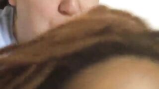 White fat slave worship the feet of a ticklish ebony mistres