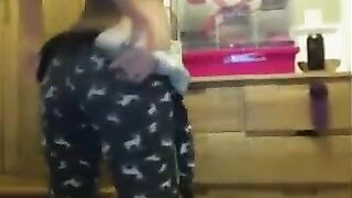Amateur british teens strip and play on cam