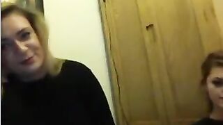 Amateur british teens strip and play on cam