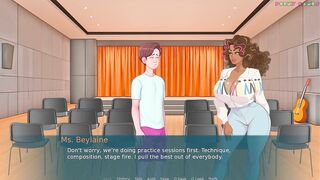 Sexnote by Jamliz 0.25 - Learning Music with Sex, Breasty Teen Gets Some 1