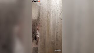 Check out this steamy shower scene with sexy undressed Simon