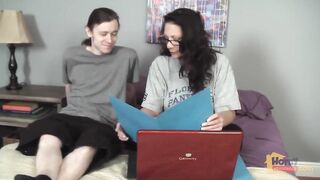 Hotel Room Seduction by My Lustful Stepmom