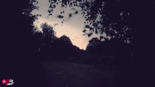 Slutty Golden-haired Bitch Gets Her Butt Banged in the Thunderstorm!!