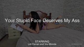 Your Naive Face Merits My Butt