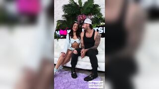 Chloe Amour Deepthroats Nade Wicked's Hard On Til' This chab Cums On Her!