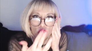 Sexy CD Gaping Her Booty Cunt