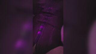 Rubber yielding sissy locked in chastity and screwed in the butt by machine