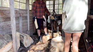 Sexy mother i'd like to fuck gets drilled hard in the booty outside and shows her true face of anal