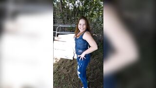 blue jean FETISH PISSING