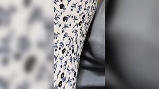 Cutie's Pants Moist with Stranger's CUM on a Crowded Educate