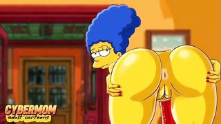 Most good Porn Toons with Married Housewife Mrs. Simpson by CYBERMOM. Compilation. Sniff Pants, Gloryhole, cheating