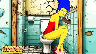Most good Porn Toons with Married Housewife Mrs. Simpson by CYBERMOM. Compilation. Sniff Pants, Gloryhole, cheating