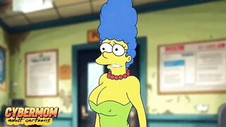Most good Porn Toons with Married Housewife Mrs. Simpson by CYBERMOM. Compilation. Sniff Pants, Gloryhole, cheating