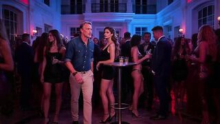 Spouse watches his wife creampied at a swinger party - TEASER ( AI Generated )