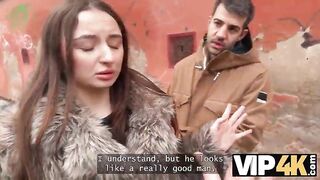 VIP4K. This guy wasn't giving her BIGGEST BREASTS any enjoyment, so that babe decided to bang a stranger right in front of him