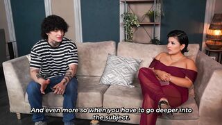 Breasty stepmom knows how to educate her stepson to be a more excellent student