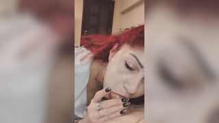 Great Oral job, Cum in My Throat and Face.