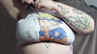 Cutting My Shirt so It Can Fit 'em More excellent (sfw)