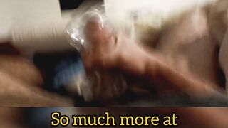 Gracious motherfucker wanking with fleshlight and pov ejaculation greater quantity at OF