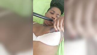 Using Toy to Screw Her Self