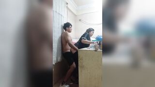 Maid drilled by her boss, nearly found by her wife