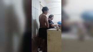 Maid drilled by her boss, nearly found by her wife