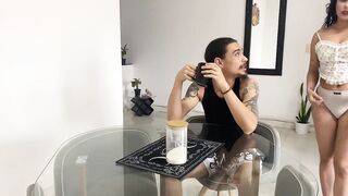 MY STEPSISTER LEFT AND HER LARGE BUTT LATIN SUPERLATIVELY GOOD ALLY, GAVE ME A ORAL PLEASURE! - PORN IN SPANISH