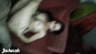 Puta safada gozou muito que lambuzou o pau gostoso