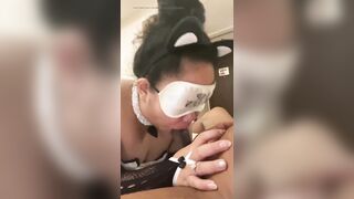 Oriental Unfathomable Oral job From Girl Stranger! Large Shlong Cum in Throat!