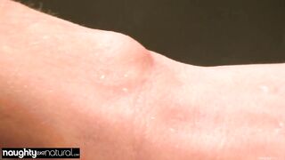 NAUGHTYNATURAL - Shaggy Amateur Leona XXX River Solo and Outdoor Water Tease