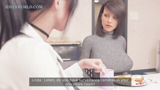 Large Ass Teacher Bangs the BBC Director to Keep Her Job (CG Sexgame)