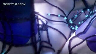 SADOMASOCHISM Hottie Drilled Hard by Sex Machine (Animation)