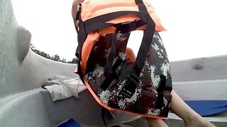 Sofi. Boating on the lake. Secret camera AX-32