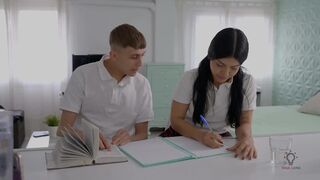 That guy Convinces Her Partner to Go From Studying Languages to Anatomy