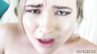 BadFamilyPOV - Golden-haired teen Alyssa Cole learns a harsh lesson when this babe steals from her stepdad
