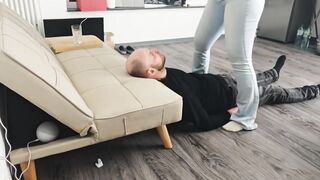 Large Jeans Ass Facesitting - No Escape